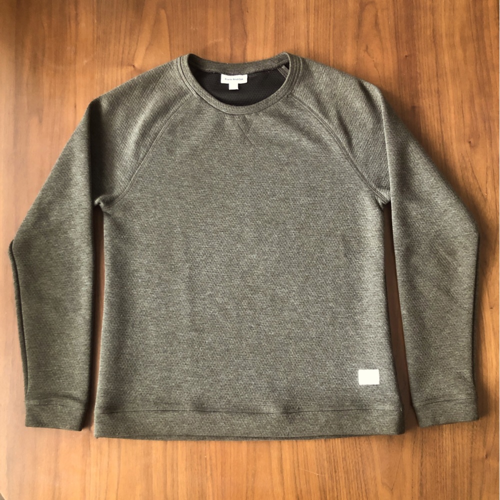 Frank And Oak Insulated Seeatshirt Size S Green Unisex - Picture 1 of 8
